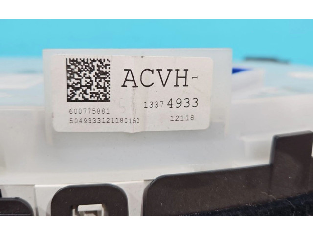 Přístrojová deska Opel Zafira C 2012 13374933, IMPRK1376010