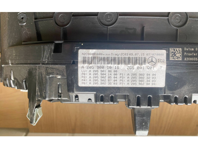 Přístrojová deska Mercedes-Benz C W205 2016 A2059001018, A2C98481600