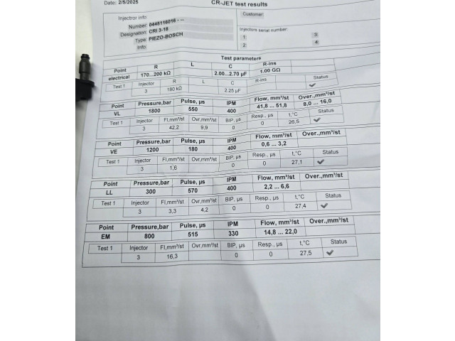 Форсунка 31272690, 101005    Volvo V70   