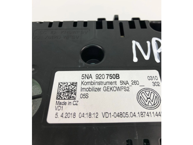 Přístrojová deska Volkswagen Tiguan 2017 5NA920750B