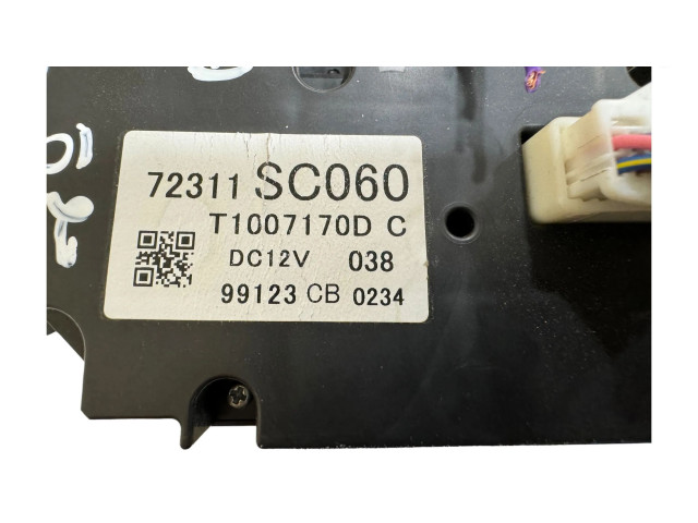 Блок управления климат-контролем 72311SC060, 99123CB0234   Subaru Forester SH