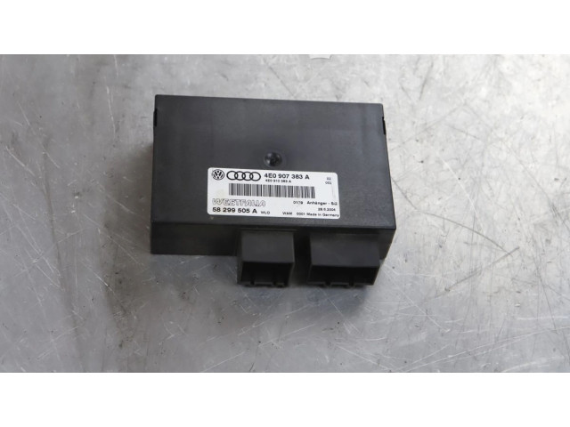 Блок управления крюка для прицепа