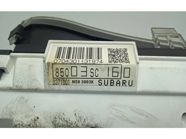 Панель приборов 85003SC160, 85003SC160   Subaru Forester SH       