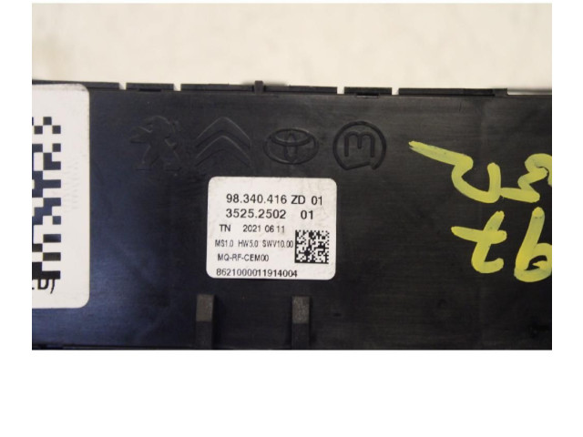 Блок управления климат-контролем 98340416ZD   Peugeot Partner III