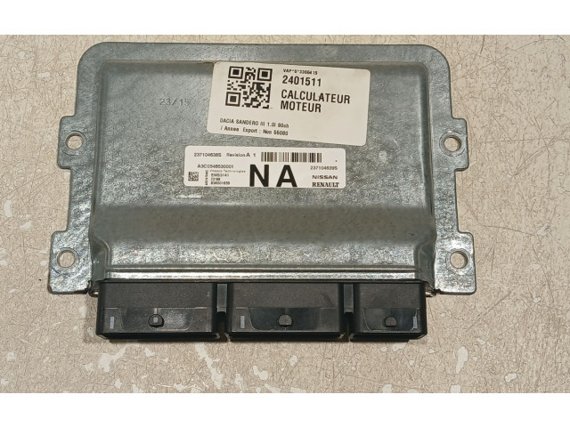 Блок управления двигателя 237104639S   Dacia Sandero III