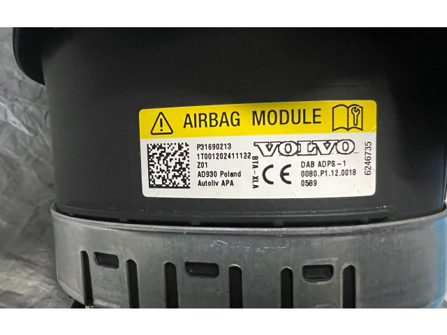 Подушка безопасности водителя 31690213   Volvo V60