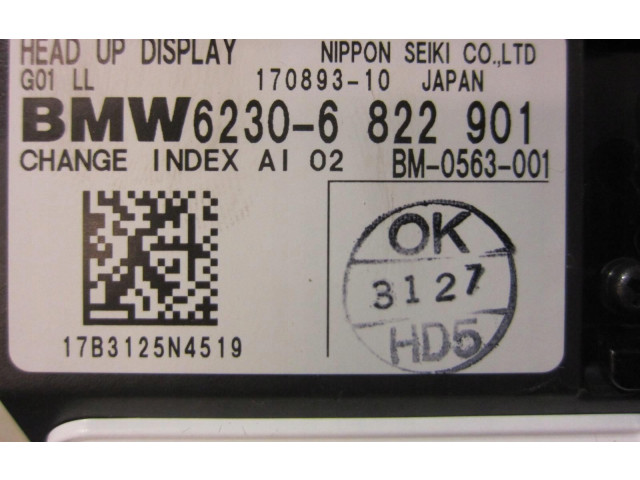 Экран дисплея вверх 62306822901 BMW X3 G01