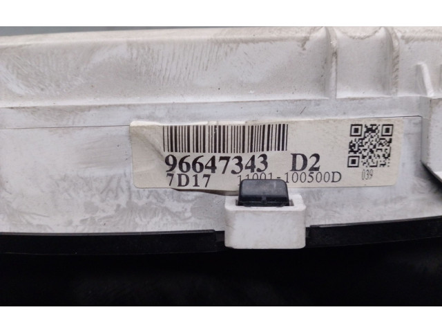 Přístrojová deska Chevrolet Epica 2007 96647343, 11001100500D