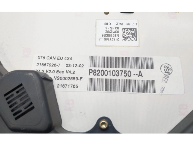 Přístrojová deska Renault Kangoo I 8200103750A