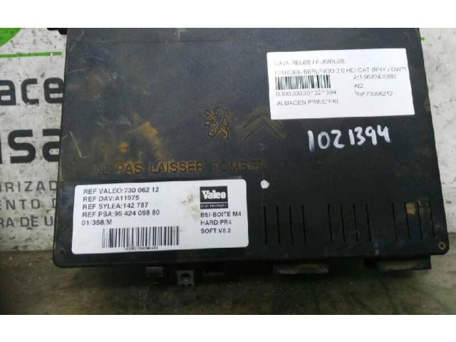 Pojistková skříňka 73006212, 0090012 Citroen Berlingo 1996