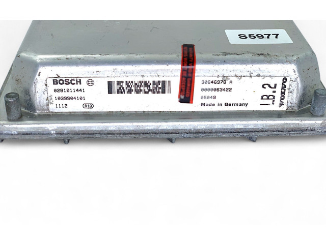 Блок управления двигателя 30646978A, 0281011441 Volvo XC90