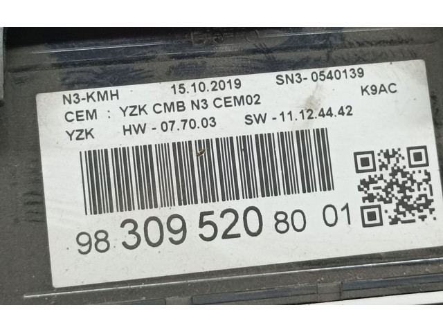 Спидометр (приборный щиток) 9830952080 Citroen Berlingo