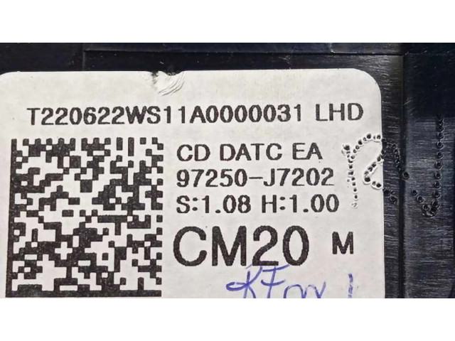 Блок управления климат-контролем 97250J7202, 97250J7202WK   KIA Xceed