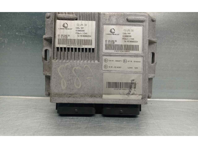 Блок управления двигателя 616000399, 591333000 Dacia Lodgy