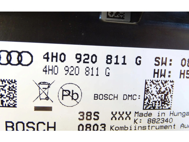 Přístrojová deska Audi A8 S8 D5 2021 4H0920811G