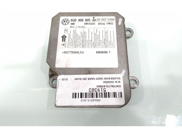 Блок подушек безопасности 6Q0909605AH   Volkswagen Caddy