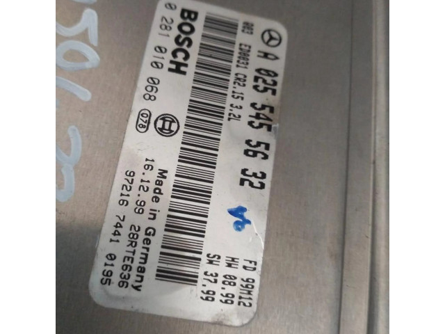 Řídící jednotka 0281010068 Mercedes-Benz E W210