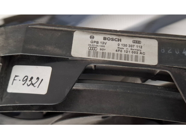 Вентилятор радиатора     4F0121003AC, 0130307112    Audi A6 S6 C6 4F 