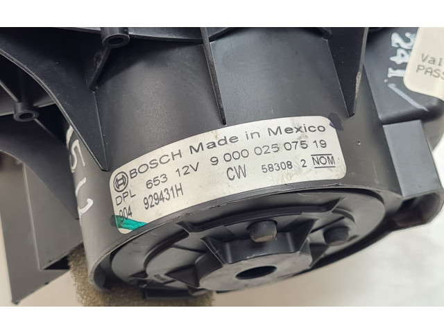 Вентилятор печки 929520G, 929431H Jeep Wrangler