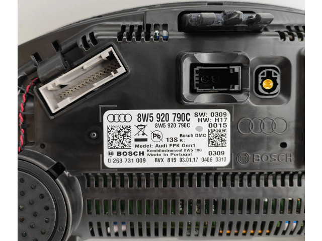 Панель приборов 8W5920790C, 0263731009 Audi Q5 SQ5