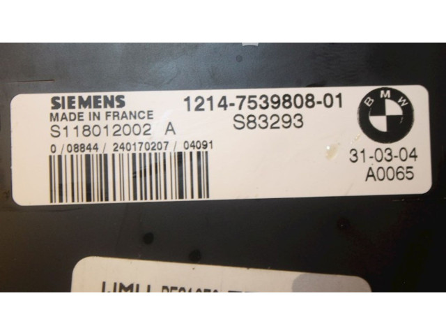 Блок управления двигателя 12147539808, 12147539808 Mini One - Cooper Cabrio R52