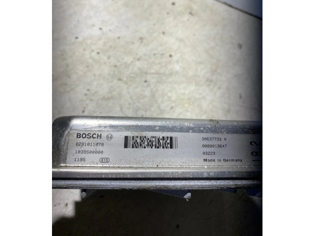 Блок управления двигателя 30637733A, 1139S00000 Volvo XC90