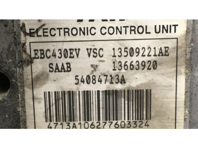 Jednotka ABS 12801324, 13663920 Saab 9-3 Ver1 2004