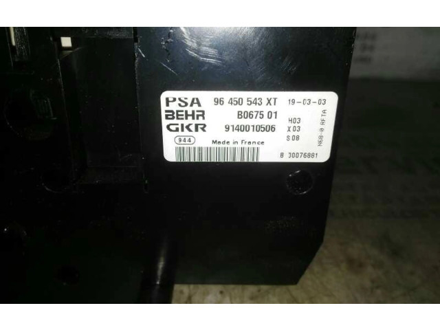 Блок управления климат-контролем 96450543XT, 0070010 Citroen Xsara Picasso