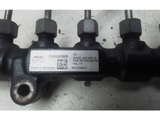 Топливная рампа 9654590, 941008410 Citroen C4 Grand Picasso