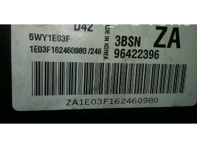 Блок управления двигателем Блок управления 96422396, ZA1E03F162460980 Chevrolet Nubira