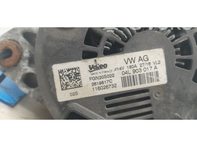 Генератор 04L903017A, 176822 Audi A5 8T 8F