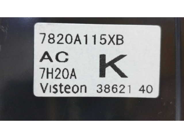Блок управления климат-контролем 7820A115XB, 3862140 Mitsubishi Outlander
