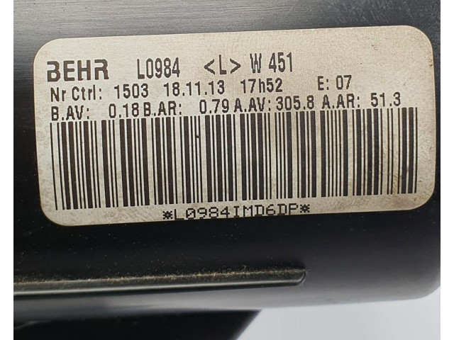 Вентилятор печки L0984 Smart ForTwo II