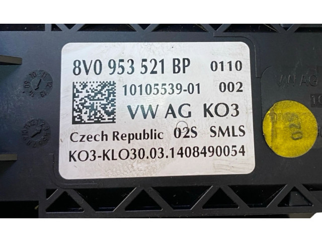 Подрулевой шлейф SRS 8V0953521BP, 8V0953502B   Audi A3 S3 8V