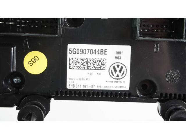 Блок управления климат-контролем 5G0907044BE Volkswagen Golf VII