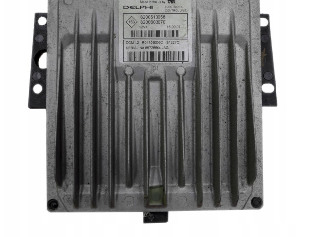 Блок управления двигателя 8200603070, 8200513058 Dacia Logan I