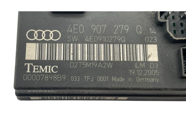 Блок управления 4E0907279Q, 4E0910279Q   Audi A8 S8 D3 4E