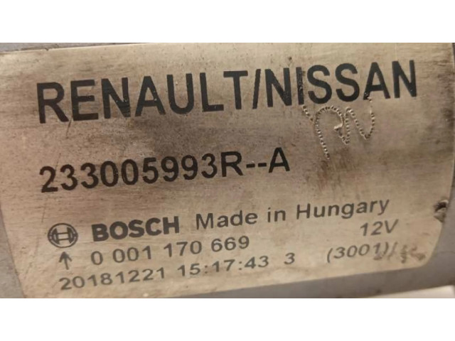 Стартер 233005993R, 0001170669 Nissan Micra C+C