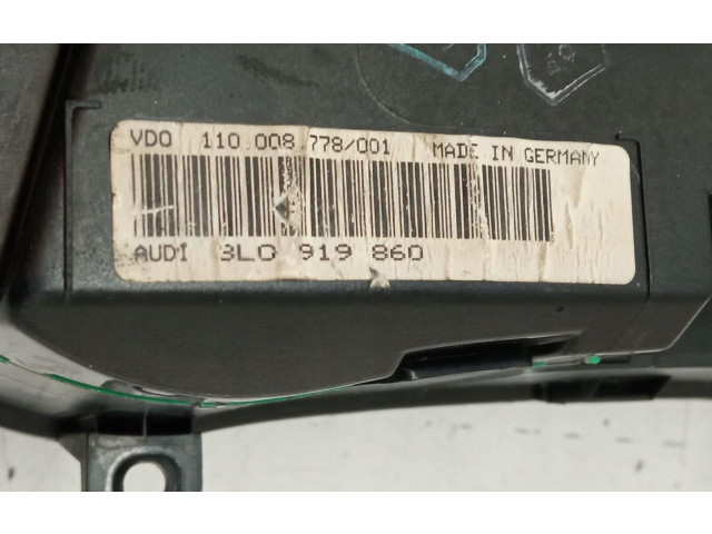 Панель приборов 8L0919860   Audi A3 S3 8L       