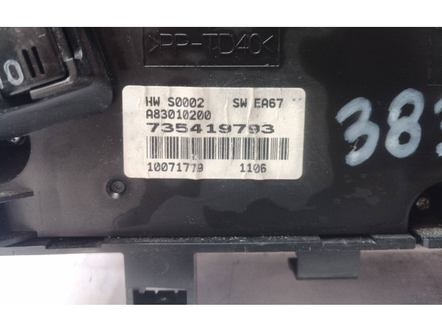 Блок управления климат-контролем 735419793, 735419793   Fiat Grande Punto