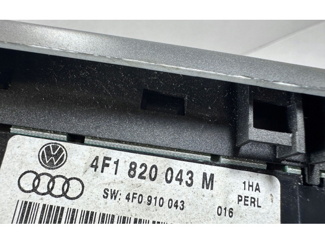 Блок управления климат-контролем Audi A6 S6 C6 4F