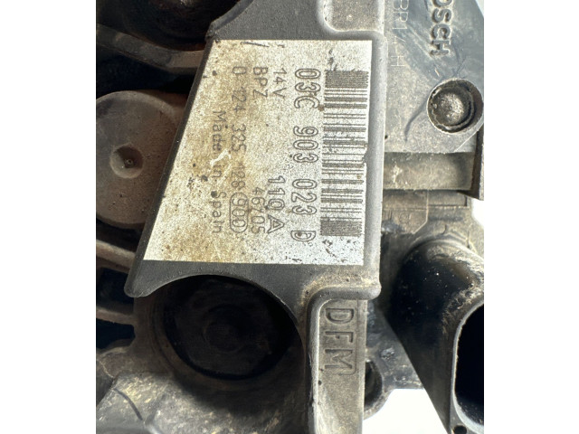 Генератор 03C903023D, 0124325128 Skoda Octavia Mk2 (1Z)