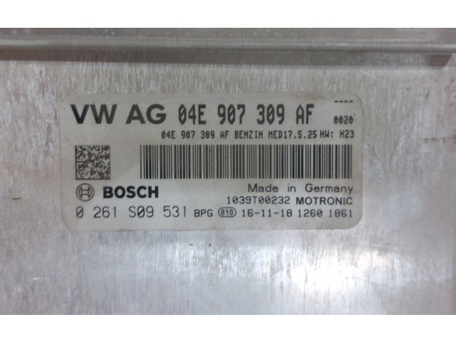 Блок управления двигателя 04E907309AF, 04E907309AF Skoda Fabia Mk3 (NJ)