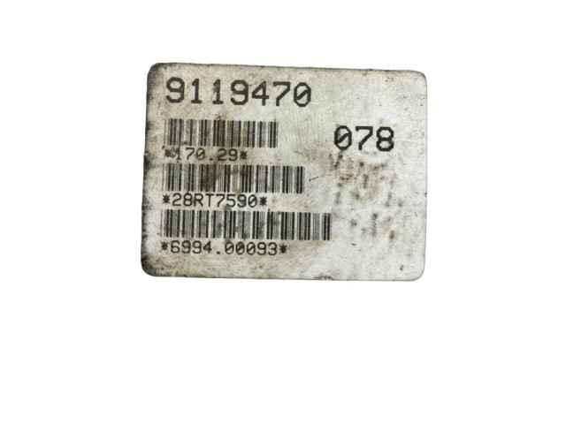 Блок управления впрыском 9119470, 0280000584 Saab 9000 CS