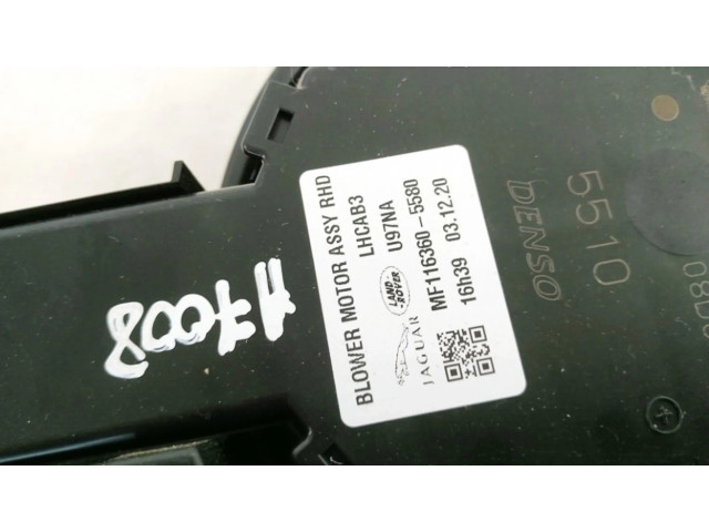 Вентилятор печки mf1163605580, mf116360-5580u97na Jaguar I-Pace