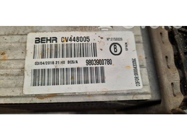 Интеркулер  9803900780   Citroen C3 Aircross 