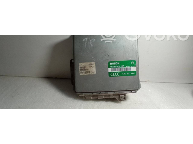Блок управления двигателя 0281001128, 4A0907401   Audi A6 S6 C5 4B