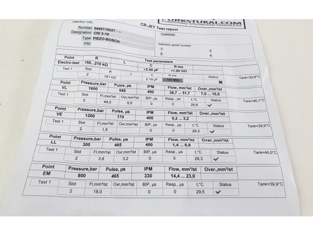 Жиклер (жиклеры) (форсунка (форсунки) A6420700587, 0445115027   Mercedes-Benz R W251