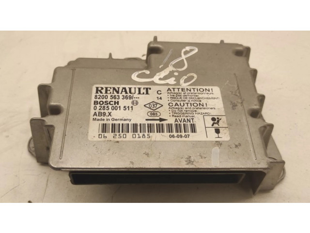 Блок подушек безопасности 8200563369, 0285001511 ZAZ 101