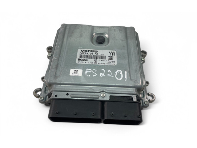 Блок управления двигателем Блок управления 30785100AB, 0281012765   Volvo V70
